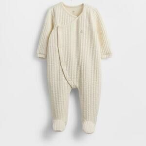 Baby Gap Baby First Favorites Crossover Outfit Ivory Frost Soft Knit Embroidered